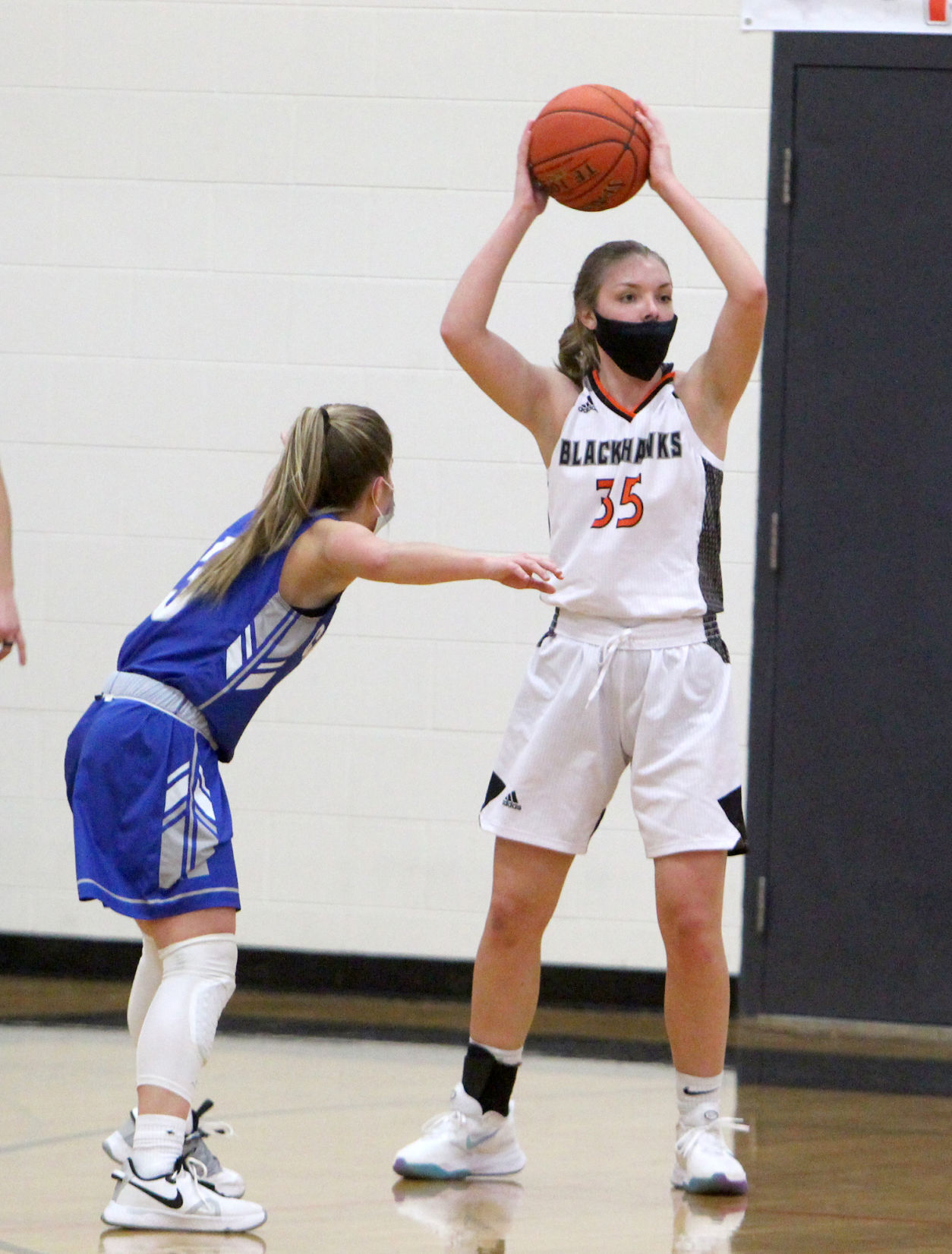 Cameron at Bloomer girls basketball 2-2-21